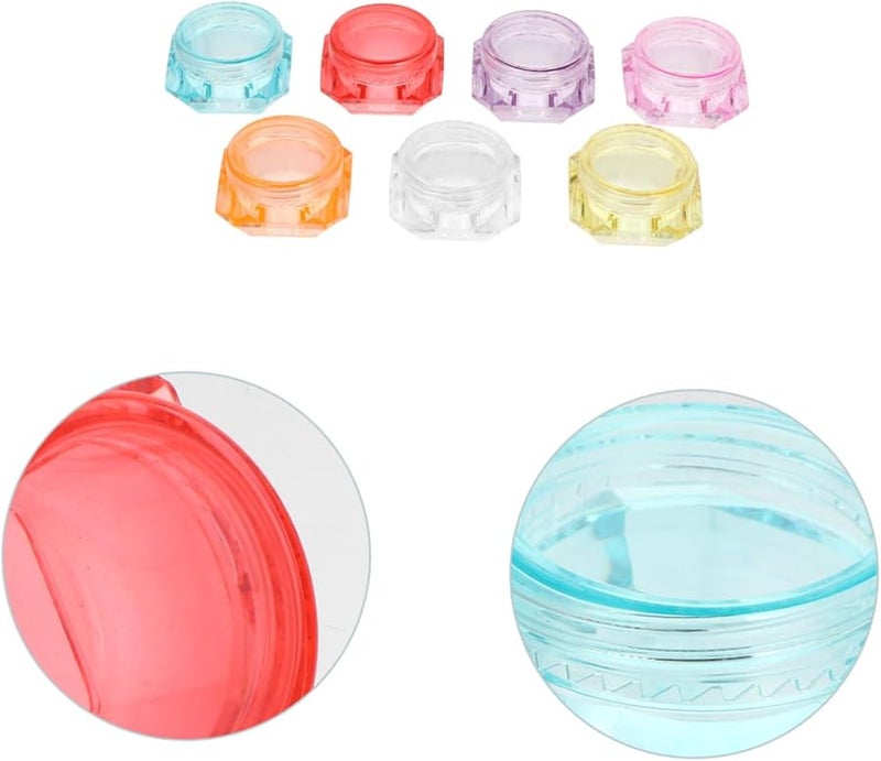 Beaupretty 40Pcs Refillable Cosmetic Jars With Spoons Portable Cream Containers Mixed Colors - Image 5
